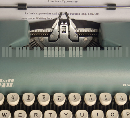 American Typewriter by Tom Davie