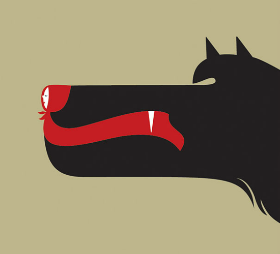 Red Riding Hood by Noma Bar
