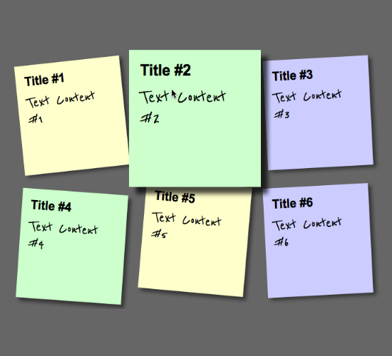 Create a Sticky Note Effect in 5 Easy Steps with CSS3 and HTML5