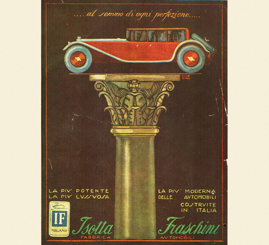 1920s Isotta-Fraschini Ad