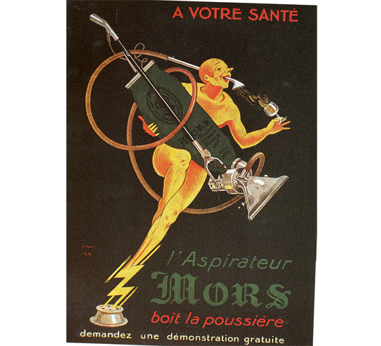 The 1920s-Ad for Mors Vacuum-Cleaner