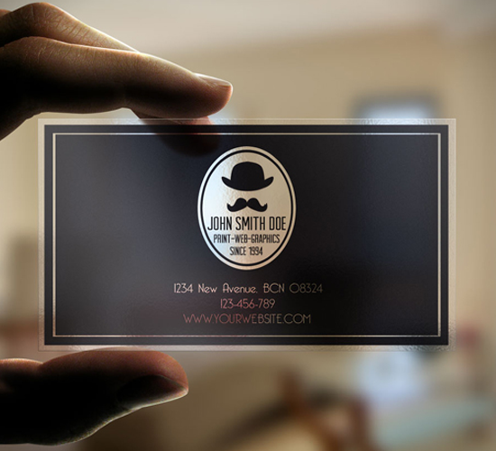 Transparent Business Card by Nyz