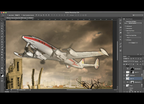 Building a 3D Scene in Photoshop CS6