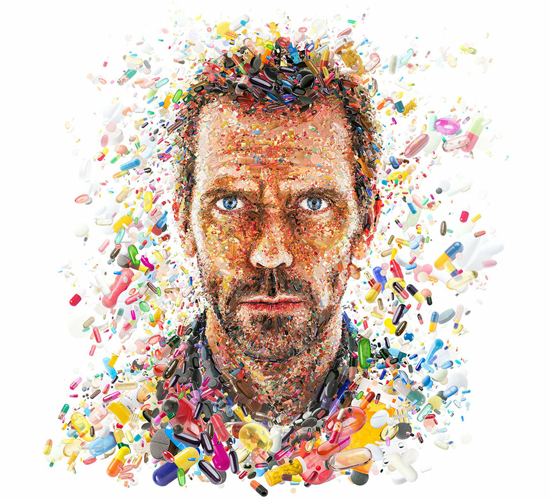 Hugh Laurie for TV Guide by Charis Tsevis