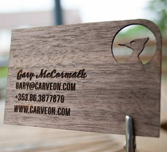 Do You Like Our New Business Cards? by Carve On