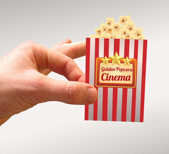 Popcorn Cinema by Lemongraphic