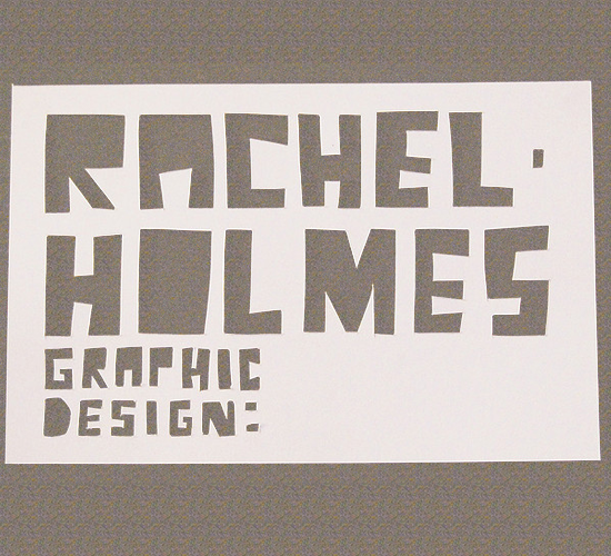 Business Card by Rachel Holmes