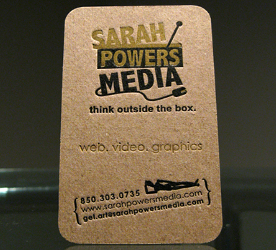 Sarah Powers Media Business Card