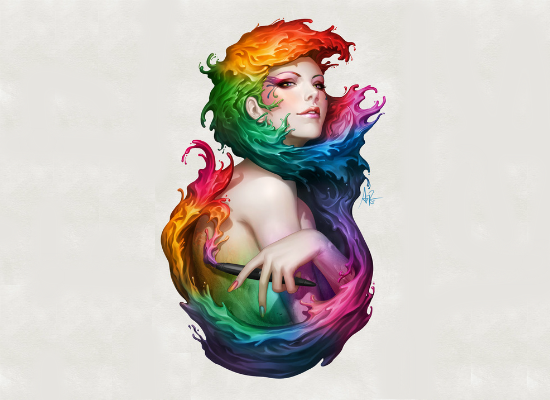 Angel of Colors by Stanley Lau