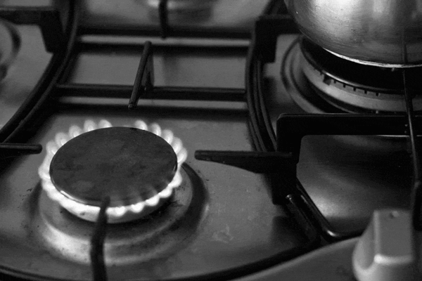 Gas Stove Flame by Ines David