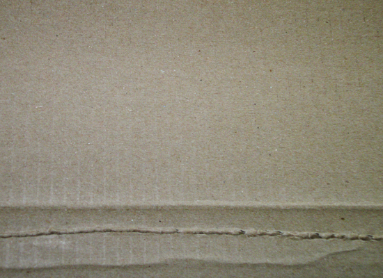 Cardboard Bent Bottom