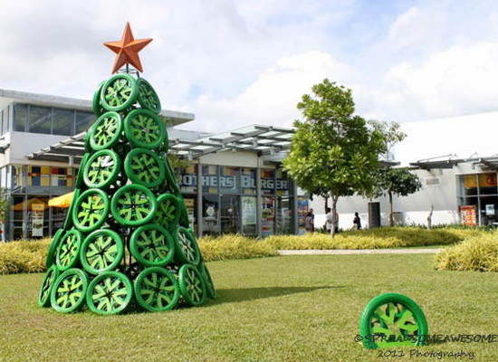 Christmas Tree of Tires