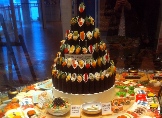 Sushi Christmas Tree