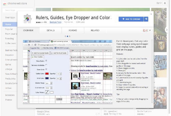 Rulers Guides Eye Dropper and Color Picker